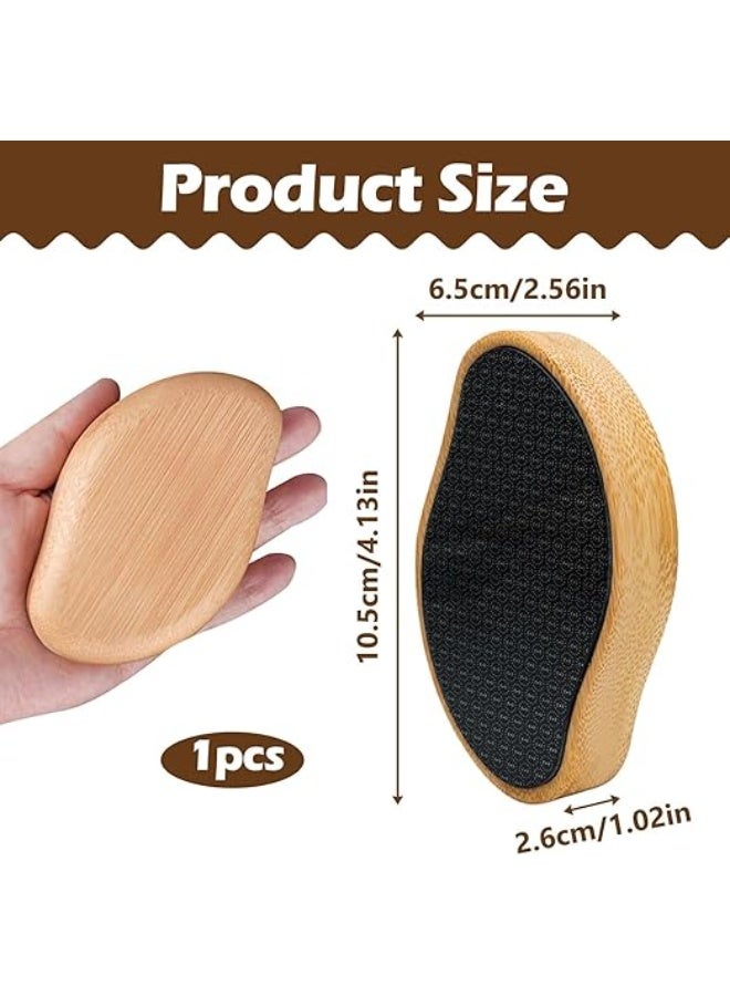 BIGTHREE Nano Glass Foot File, Bamboo Foot Scraper, Foot File Tool, Pedicure Foot Buffer, Long-Lasting Availability, for Foot Care, Removing Skin and Calluses, and Keeping Feet Tender and Smooth. - Image 2